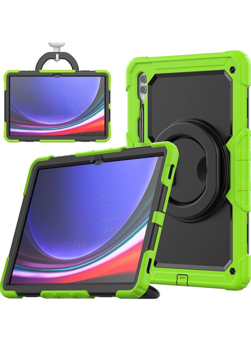 general Heavy Duty Case Compatible with Samsung Galaxy Tab 10 Ultra 14.6 Inch,Hybrid Rugged Case with Pen Holder, Shockproof Kids Case with 360 Rotating Stand - Image 1