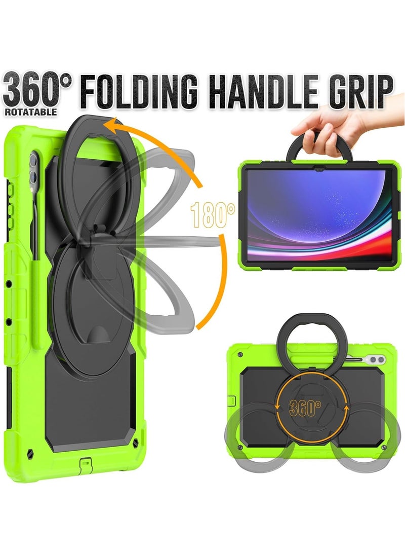 general Heavy Duty Case Compatible with Samsung Galaxy Tab 10 Ultra 14.6 Inch,Hybrid Rugged Case with Pen Holder, Shockproof Kids Case with 360 Rotating Stand - Image 2
