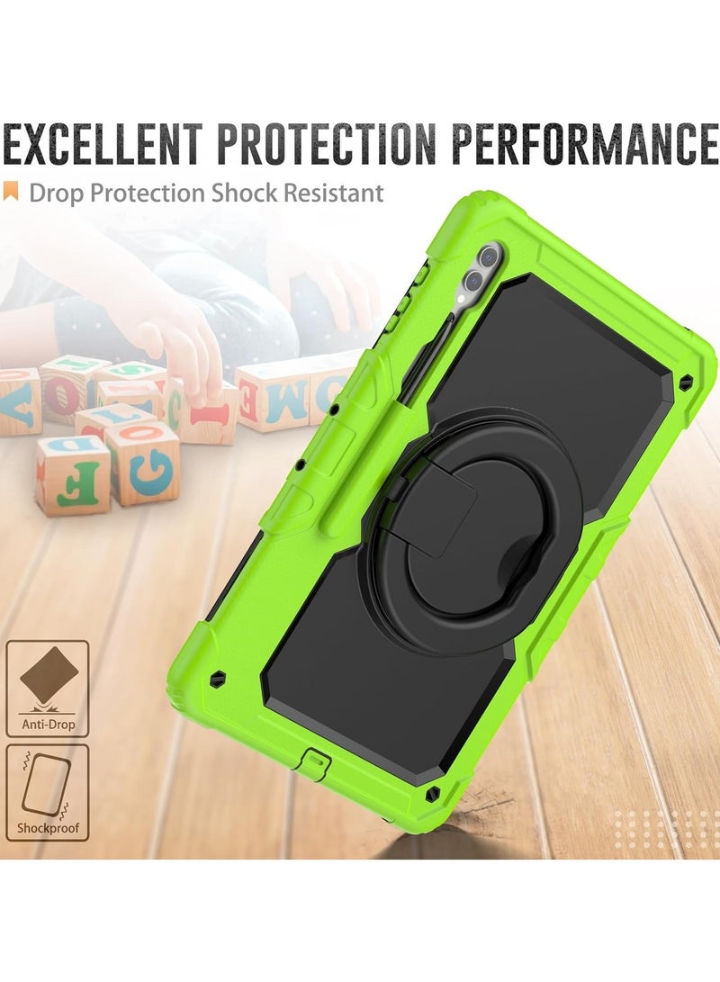 general Heavy Duty Case Compatible with Samsung Galaxy Tab 10 Ultra 14.6 Inch,Hybrid Rugged Case with Pen Holder, Shockproof Kids Case with 360 Rotating Stand - Image 3
