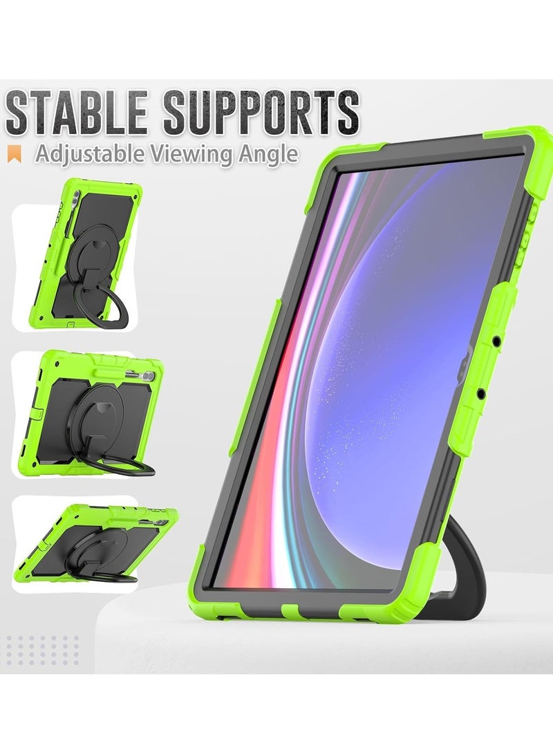general Heavy Duty Case Compatible with Samsung Galaxy Tab 10 Ultra 14.6 Inch,Hybrid Rugged Case with Pen Holder, Shockproof Kids Case with 360 Rotating Stand - Image 4
