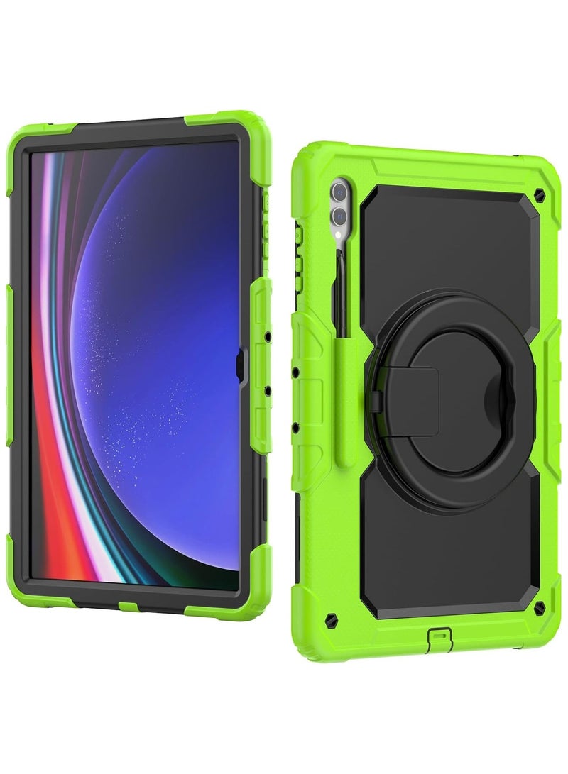 general Heavy Duty Case Compatible with Samsung Galaxy Tab 10 Ultra 14.6 Inch,Hybrid Rugged Case with Pen Holder, Shockproof Kids Case with 360 Rotating Stand - Image 5
