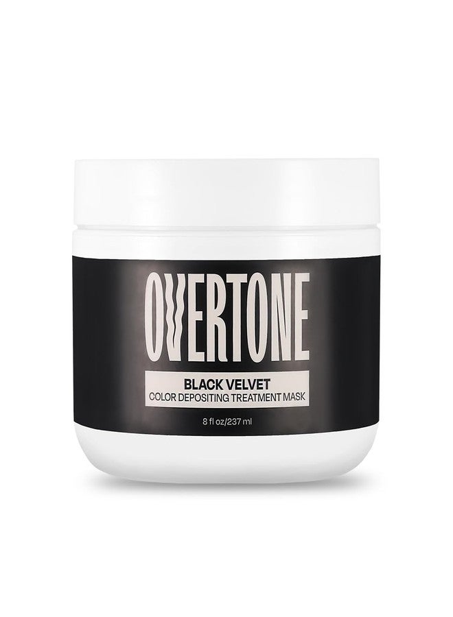 Overtone Color Depositing Semi-Permanent Hair Dye Conditioner - 8 oz For Natural & Color-Treated Hair, Moisturizing Shea Butter & Coconut Oil - Vegan & Cruelty-Free, Rich Velvet is now Black Velvet - Image 2