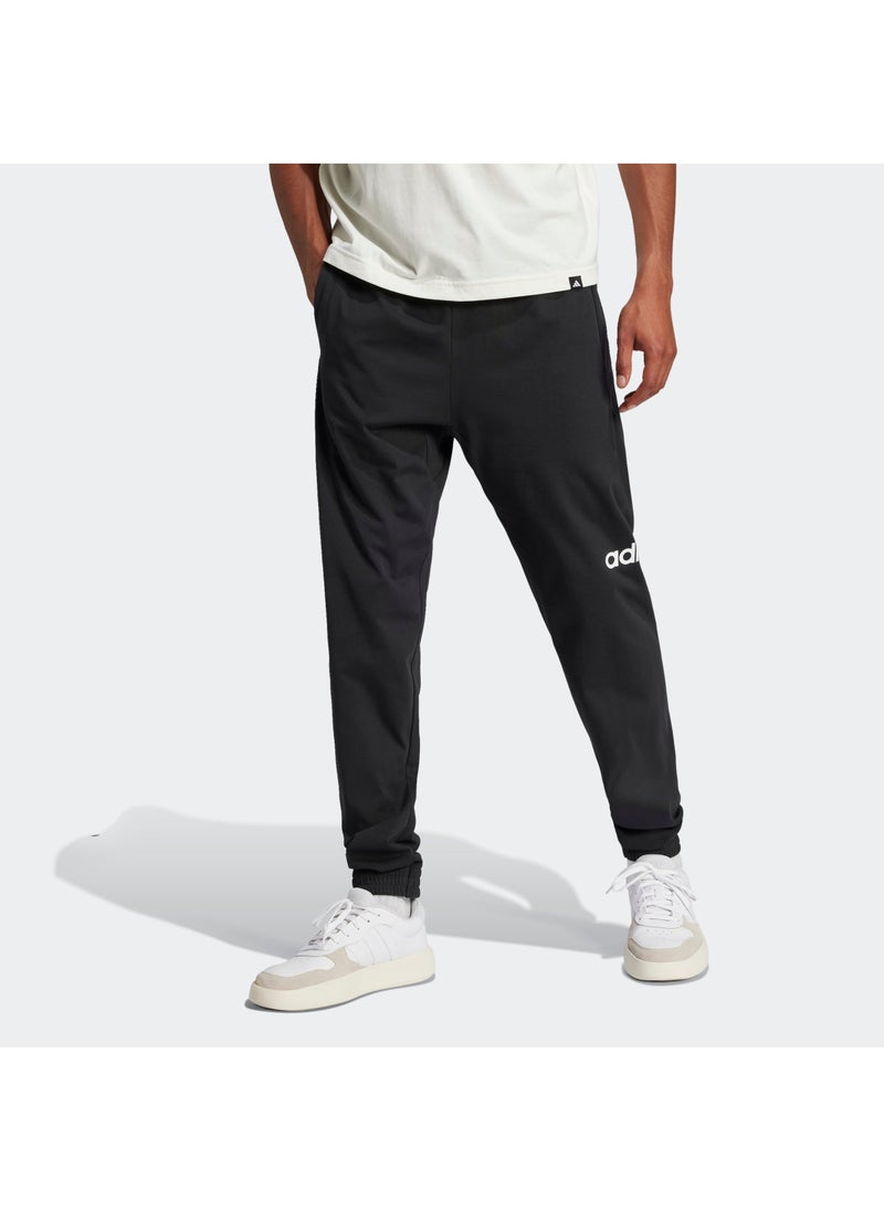 Adidas Essential Linear Single Jersey Joggers  - Image 1