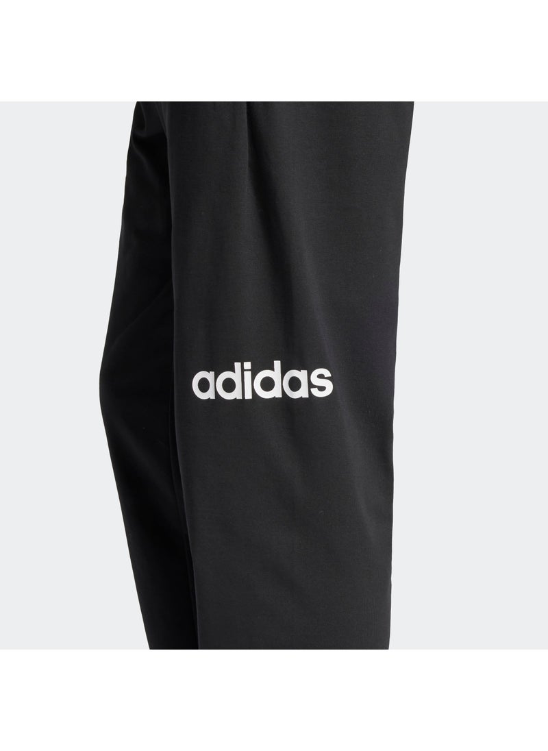 Adidas Essential Linear Single Jersey Joggers  - Image 4