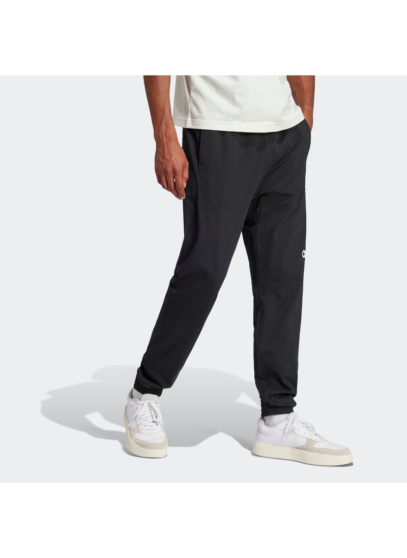 Adidas Essential Linear Single Jersey Joggers  - Image 5