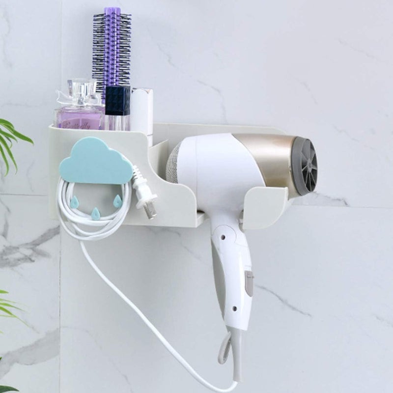 Multifunctional Modern Bathroom Organizer – Blow Dry Holder and Shampoo Rack, Keeps Your Bathroom Organized Easily – Available at FASHION.HOME - Image 3