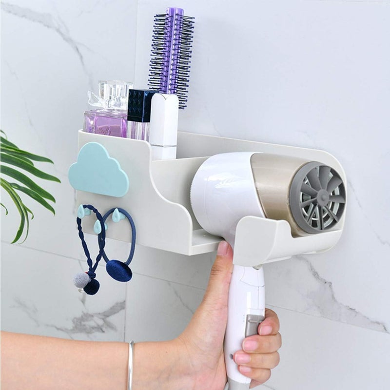 Multifunctional Modern Bathroom Organizer – Blow Dry Holder and Shampoo Rack, Keeps Your Bathroom Organized Easily – Available at FASHION.HOME - Image 2