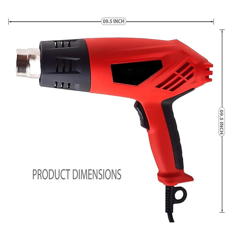 MLD Heavy Duty MultiPurpose Corded Mini Electric Heat Gun 2000W Hot Air Heat Gun NEW3007 2000wPlasticMulticolor - Image 2