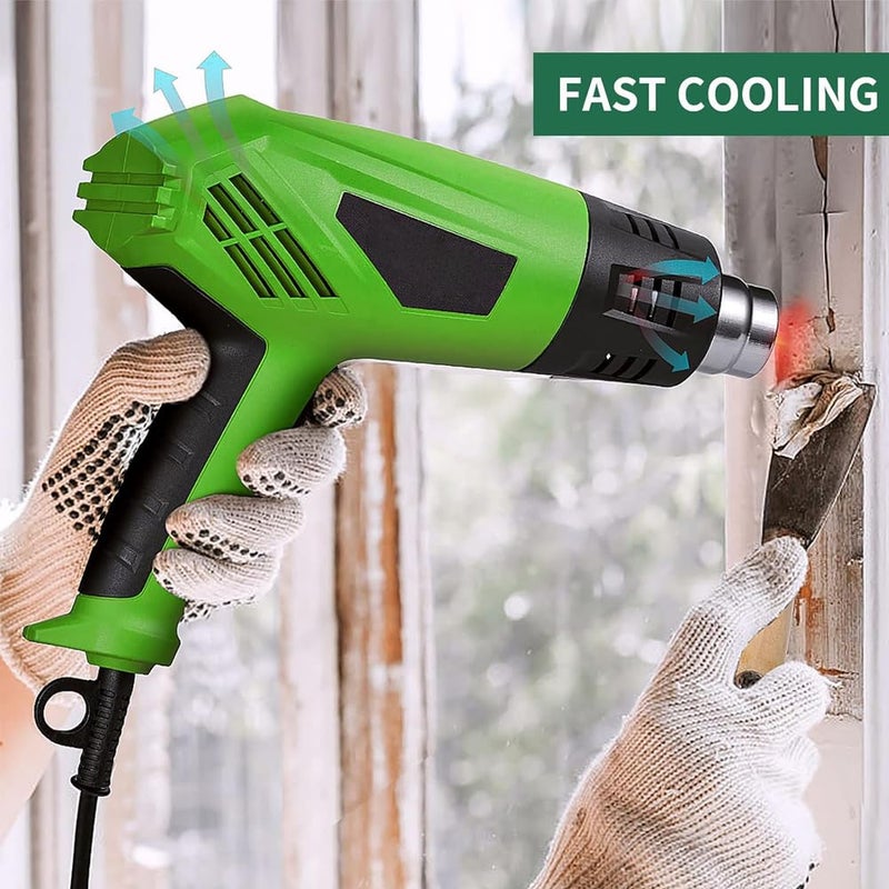 MLD Heavy Duty MultiPurpose Corded Mini Electric Heat Gun 2000W Hot Air Heat Gun NEW3007 2000wPlasticMulticolor - Image 5