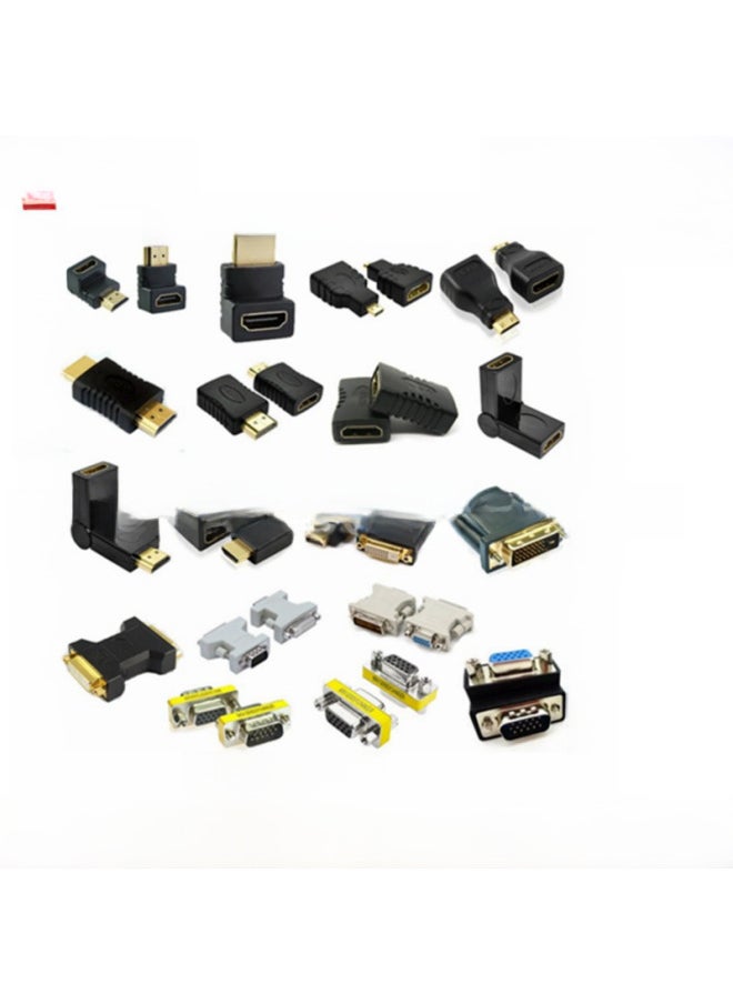 HDMI Adapter DVI Adapter VGA Adapter All Kinds Of Adapter Supply Direct Sales-Color:DVI24 +5 Revolution HDMI Female