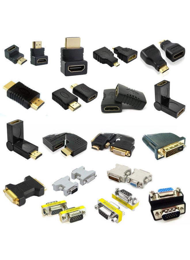 HDMI Adapter DVI Adapter VGA Adapter All Kinds Of Adapter Supply Direct Sales-Color:DVI24 +5 Revolution HDMI Female
