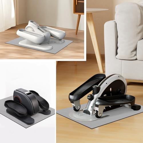 Wiojtry Mini Stair Stepper Mats, Double Non-Slip Workout Mat for Ellipse Leg Exerciser, Ellipse Machine Mat, Exercise Mat for Under Desk Ellipticals, Suitable for Electric Seated Foot Pedal Exerciser - Image 3