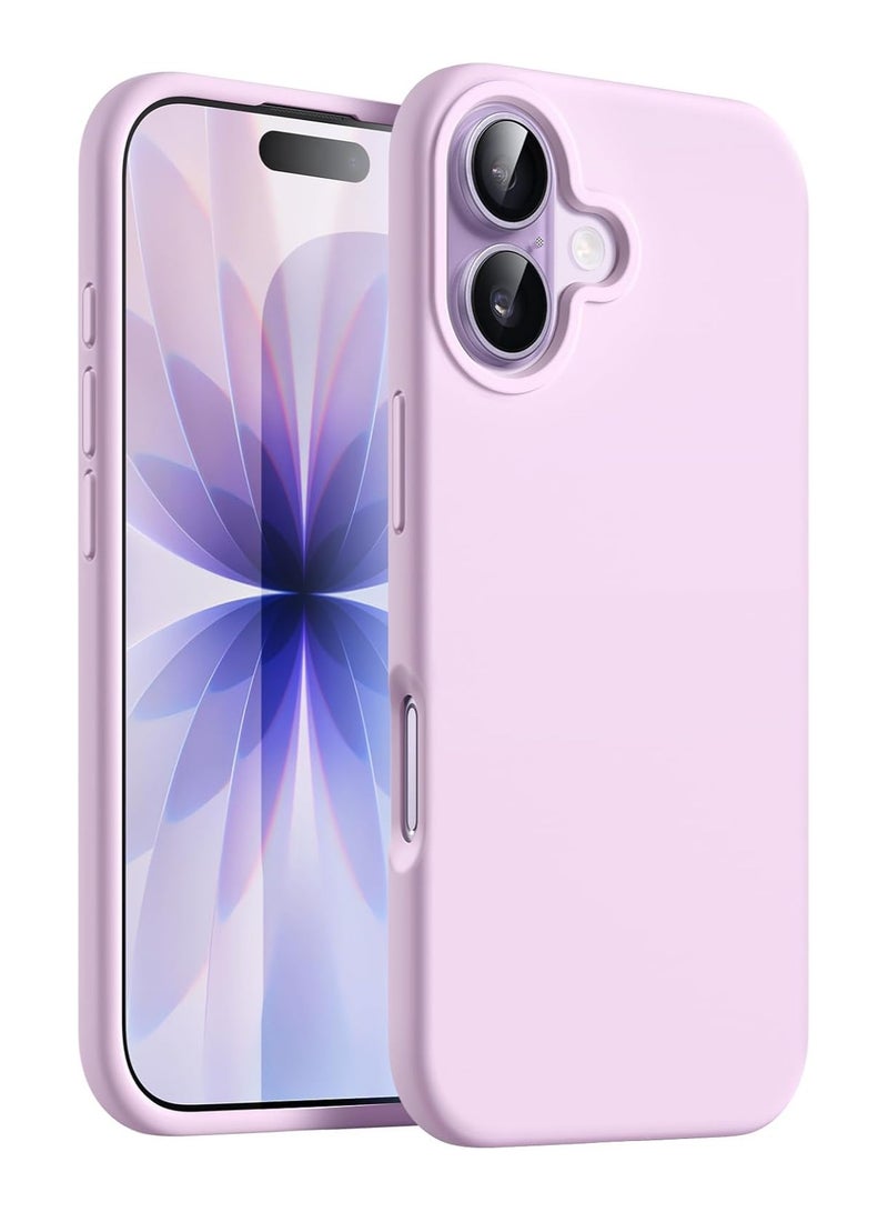 ACLIX Silicone Case Compatible with iPhone 17, Slim Liquid Silicone Phone Case with 3-Layer Soft Rubber Shockproof Bumper with TPU Lining (Light Purple) - Image 1