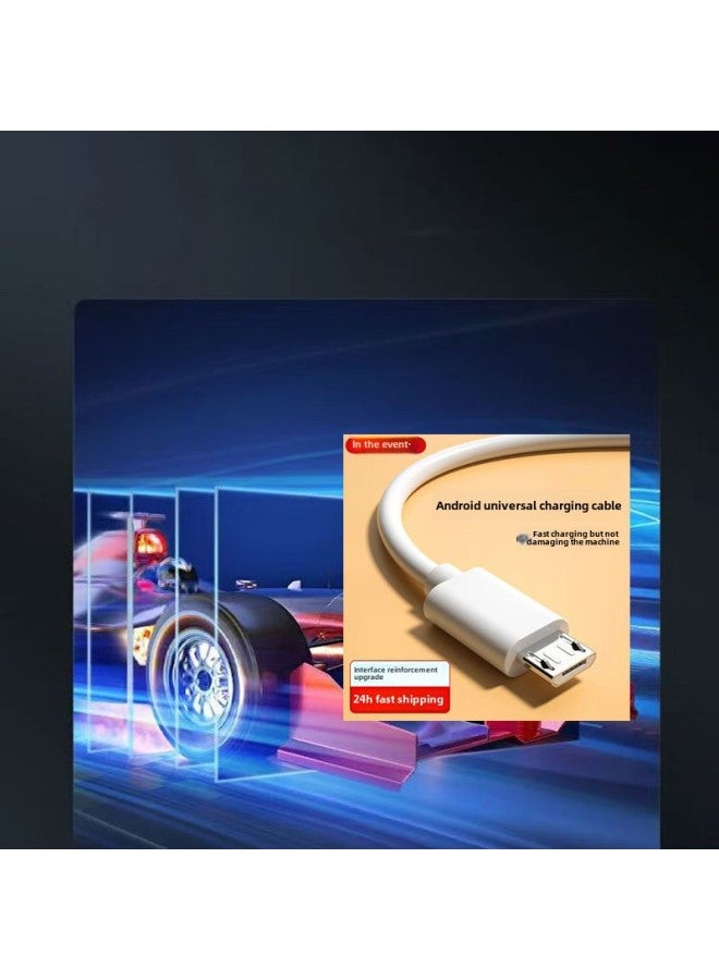 Android Data Cable For Huawei Glory Imagination Vivo Xiaomi OPPO Flash Charging Phone Charging Line 4A Package 5G-Color:Official Chip 1 Pack 4a Will Not Damage The Machine_ 2.0m Data Cable Will Not Damage The Machine  - Image 1