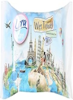 lara Lara Family Wipes Wet Towel, 40 Pieces 