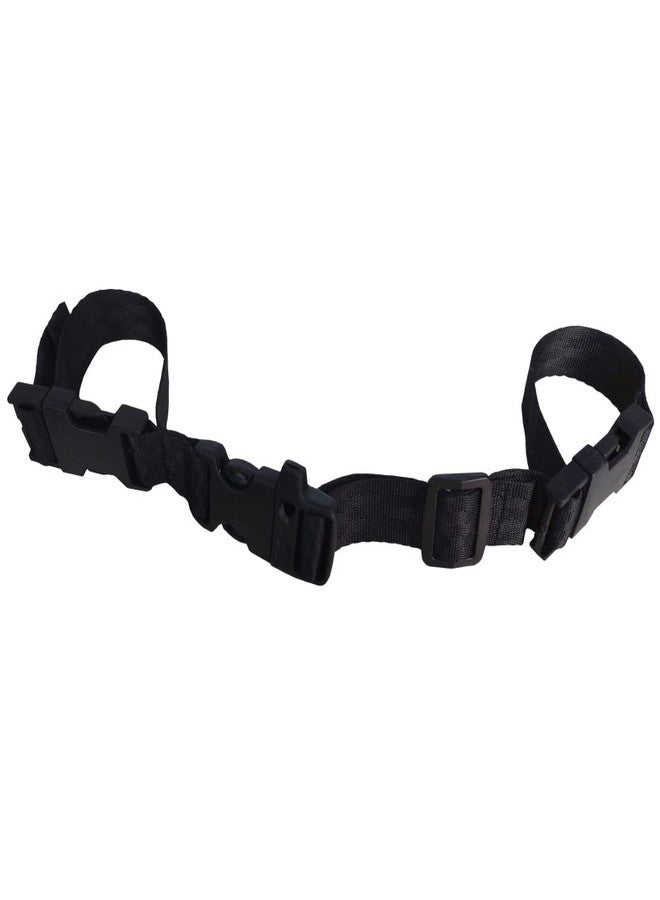 HDHYK 2 pack Nylon Universal Backpack Chest Strap-3/4 Inch Webbing Chest Belt-AdjustableBackpack Sternum Strap (Black) - Image 3