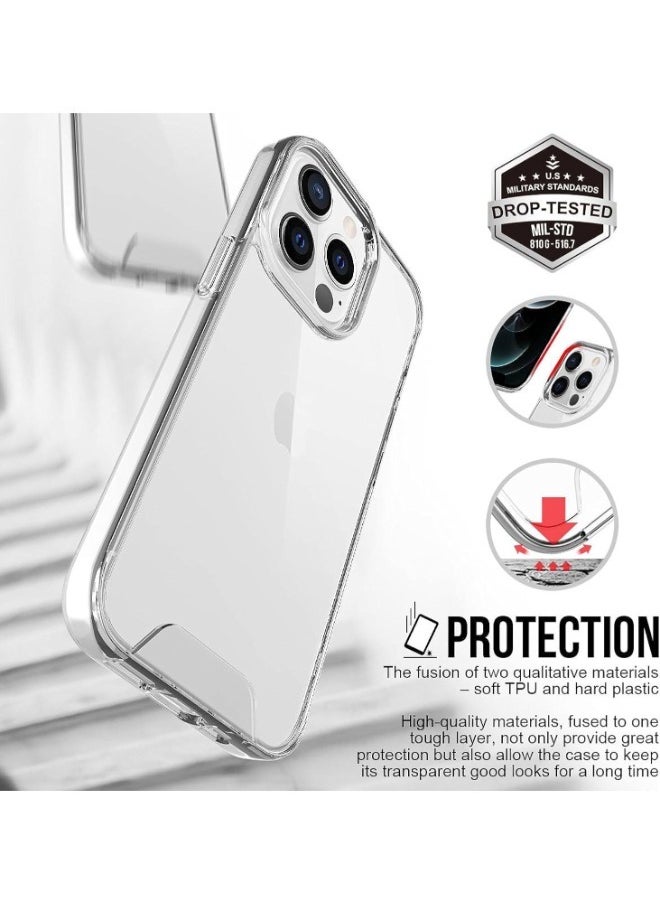 Clear Case for iPhone 12 - Drop Protection, Scratch Resistant, Anti-Yellowing with Dual Layer Protection, Slim and Clear Design