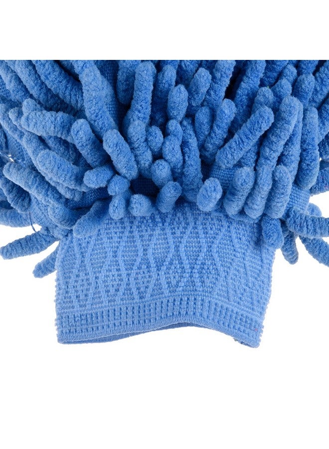 Kuber Industries Gloves | Microfiber Cleaning Gloves | Chenille Mitts for Kitchen | 50 GSM Hand Duster for Kitchen | Hand Gloves for Car | Duster for Glass | Pack of 2 | Multi - Image 5