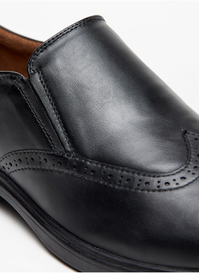 LBL by Shoexpress - Men's Solid Slip-On Leather Loafers - Image 1