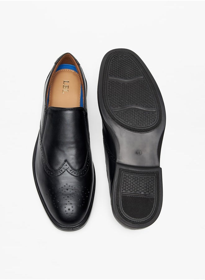 LBL by Shoexpress - Men's Solid Slip-On Leather Loafers - Image 1