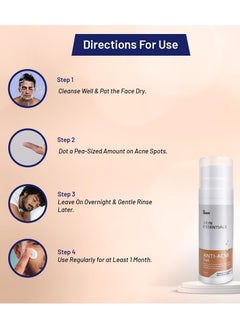 Formen ForMen Anti Acne Gel with Salicylic Acid For Men Acne Prone Fight Acne Scarring 30 gm Pack of 2  - Image 4