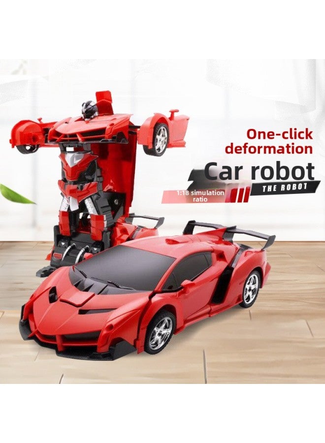 Deformation Remote Control Car Rechargeable King Kong Robot Toy Boys Girls Lamborghini Toy Car Gift-Color:Blue Lamborghini-Scale:Battery Version 【without Battery】 - Image 2