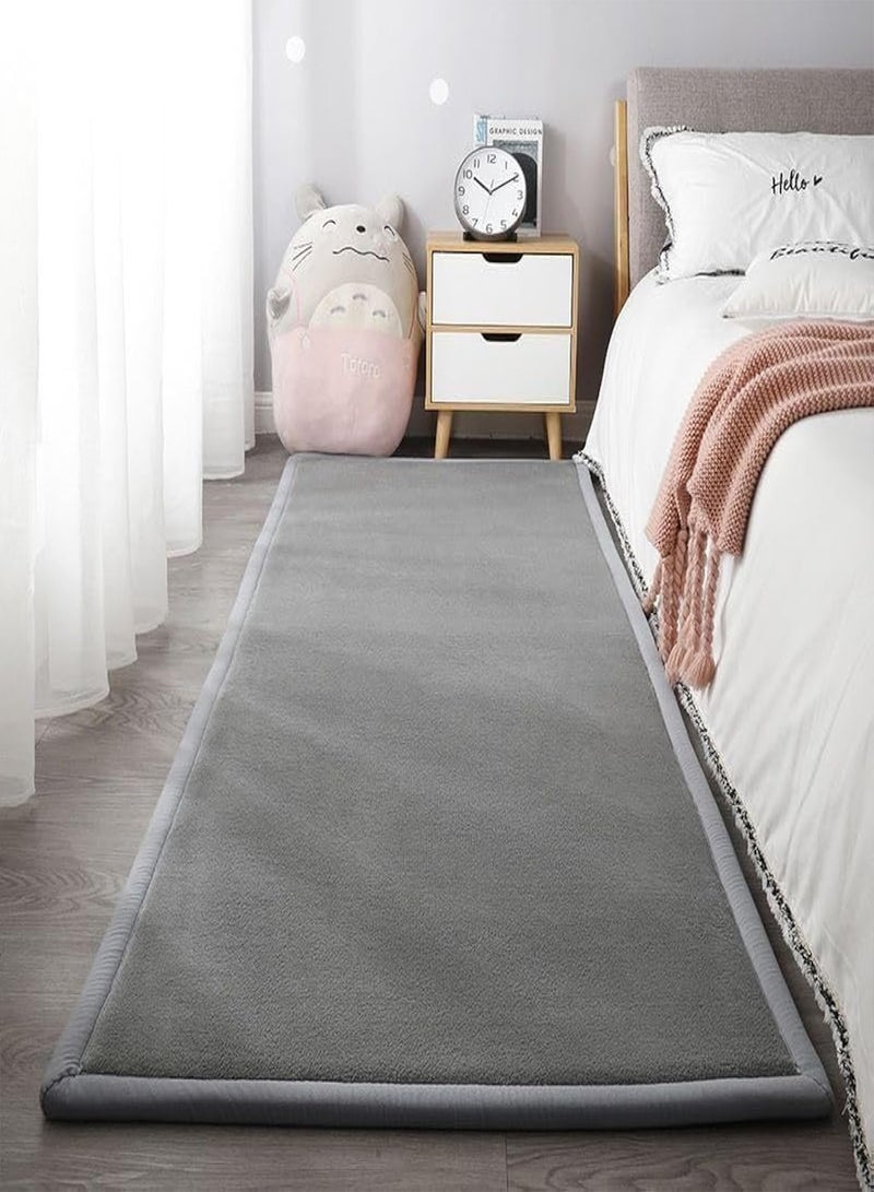 Soft Area Rugs Bedroom carpets 2cm Thick Coral Velvet Washable Play Mat Anti Slip Fluffy Rug