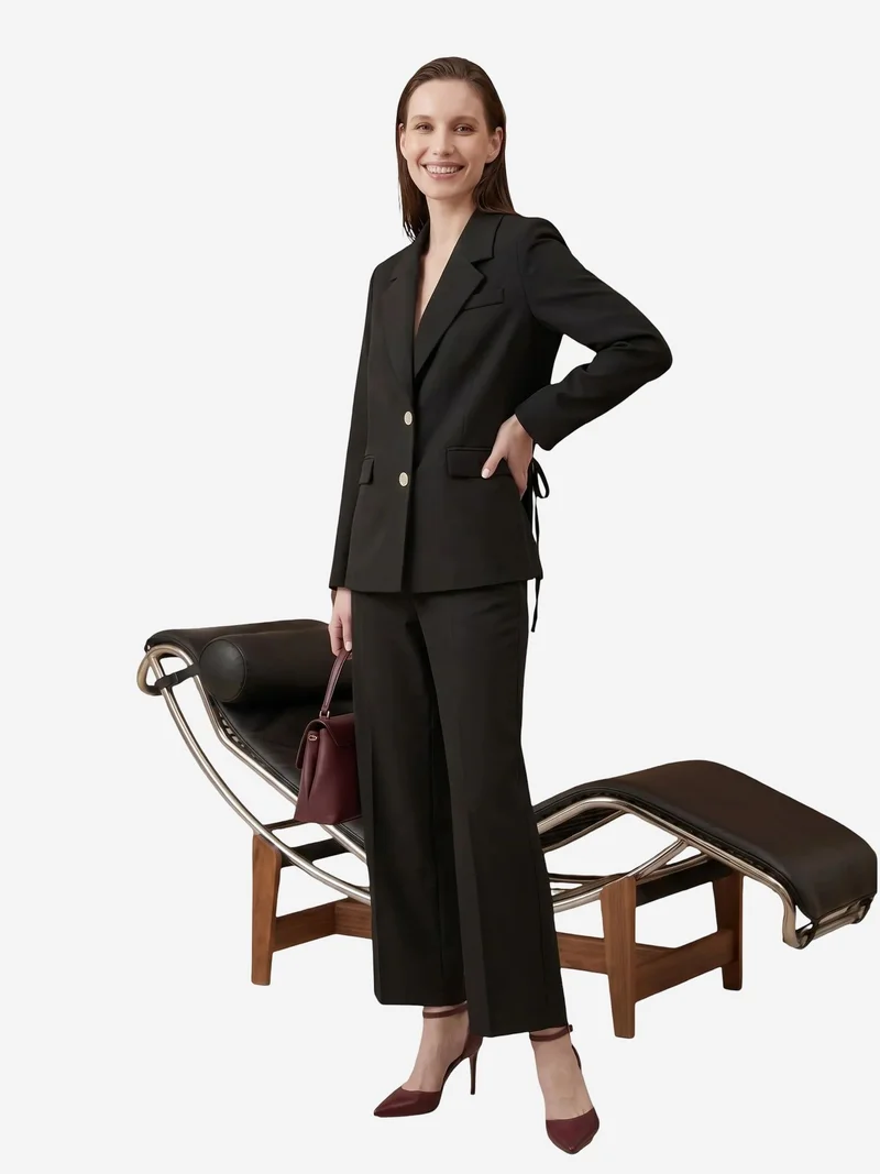 ماي فاشن MY FASHION Women's Crepe Blazer Jacket
