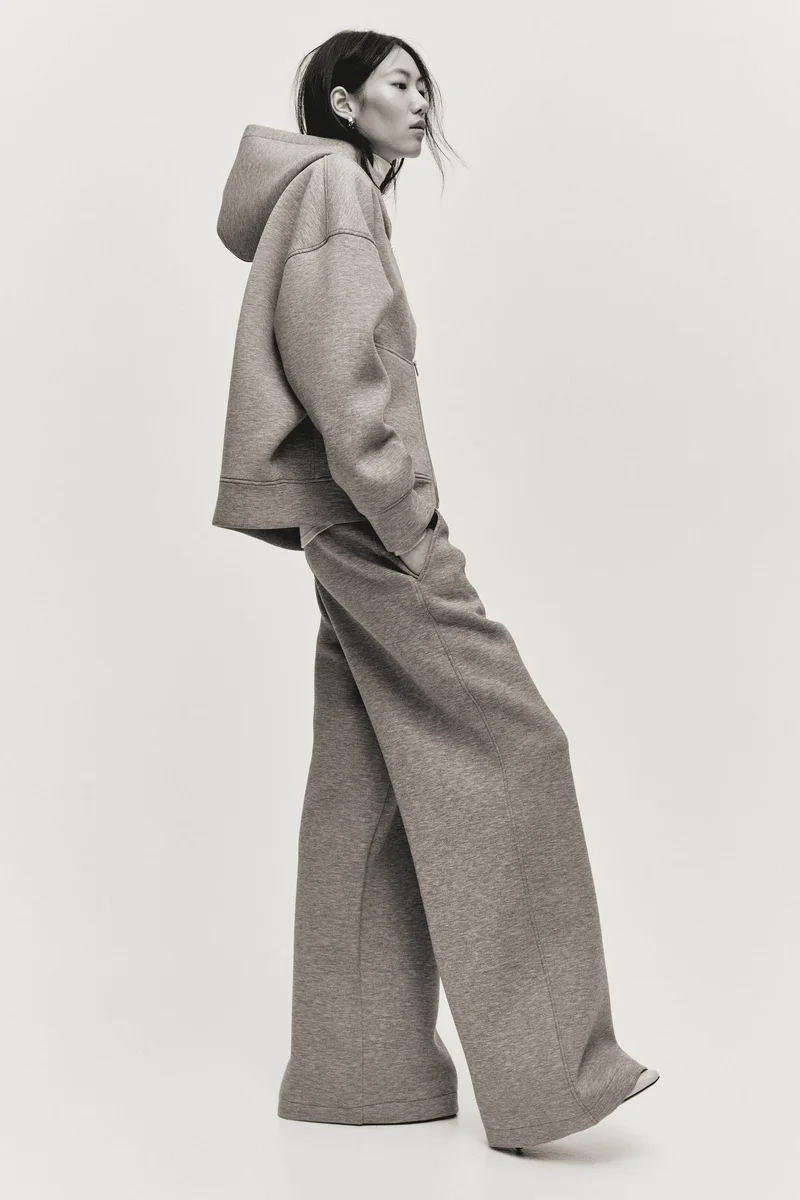 H&M Wide scuba trousers