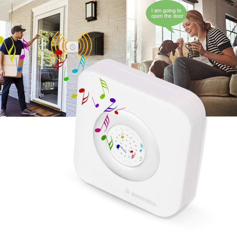 Sonew Wired Doorbell Chime,DC 12V Door Bell Alarm for Office Access Control System 4 Core Door Bell Dingdong Musical - Image 5