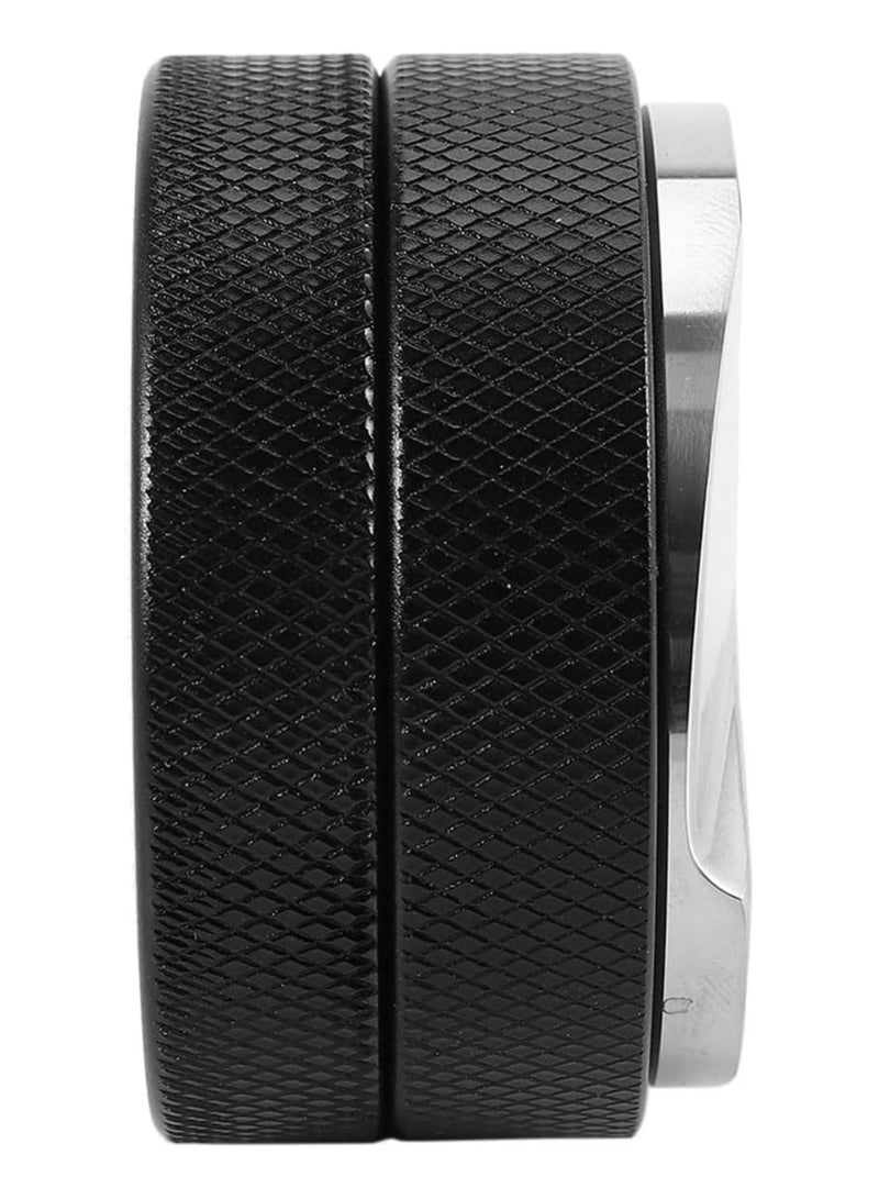 51Mm-58Mm Espresso Coffee Distributor Leveler Tool Macaron Coffee Tamper With THREE Angled Slopes-Black-58mm - Image 3