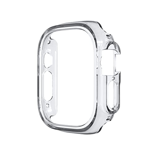 Yrzper Compatible with Apple Watch Ultra 3/2/1 49mm Hard PC Case Cover - Impact Resistant, Shockproof, All-Around Edge Protective Bumper Cover (2Clear) - Image 5