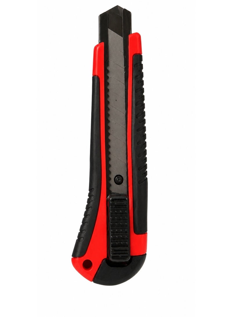 MASCO Snap Off Knife 18mm Heavy Duty Utility Cutter- RED - Image 1