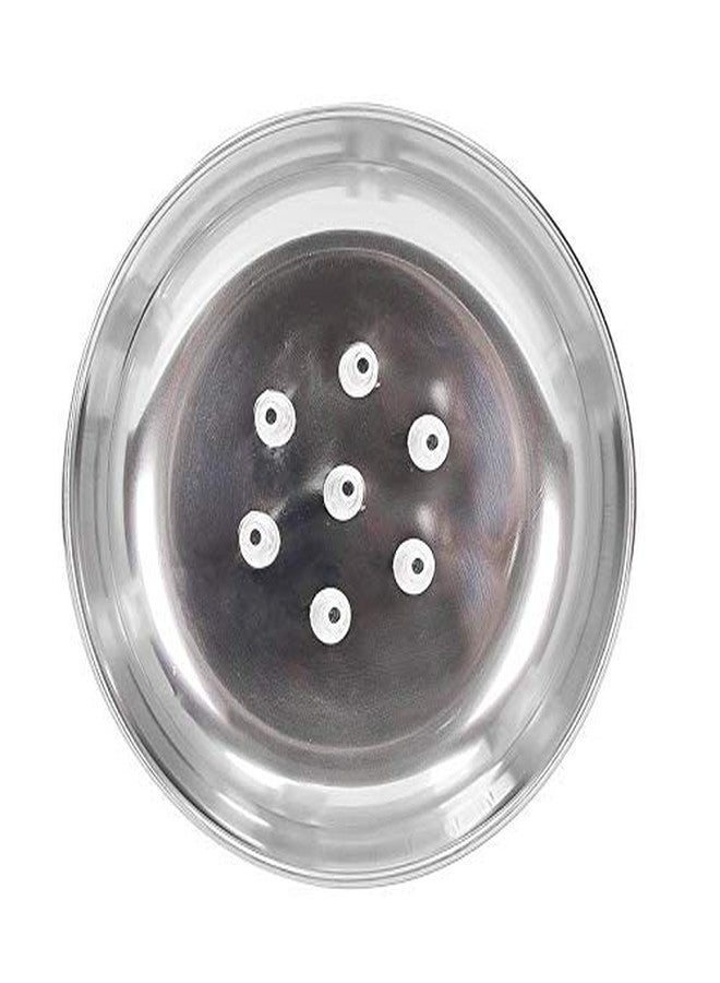 GD Stainless Steel Incense Holder with ash Catcher Plate Stainless Steel Incense Holder Stainless Steel Agarbatti Stand Traditional Religious and Spiritual Use and Also for Ethnic Festival for Multipurpo - Image 5