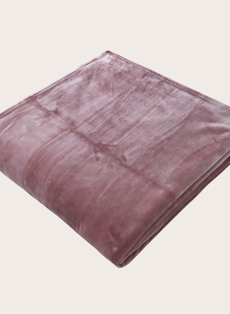 MORANO Morano Viva Blanket – Dyed Model, 220x240 CM, Lightweight Ultra-Soft Polyester Throw with Elegant Finish, Stylish Colors,Warm and Cozy Blanket for Bed or Sofa  - Image 2