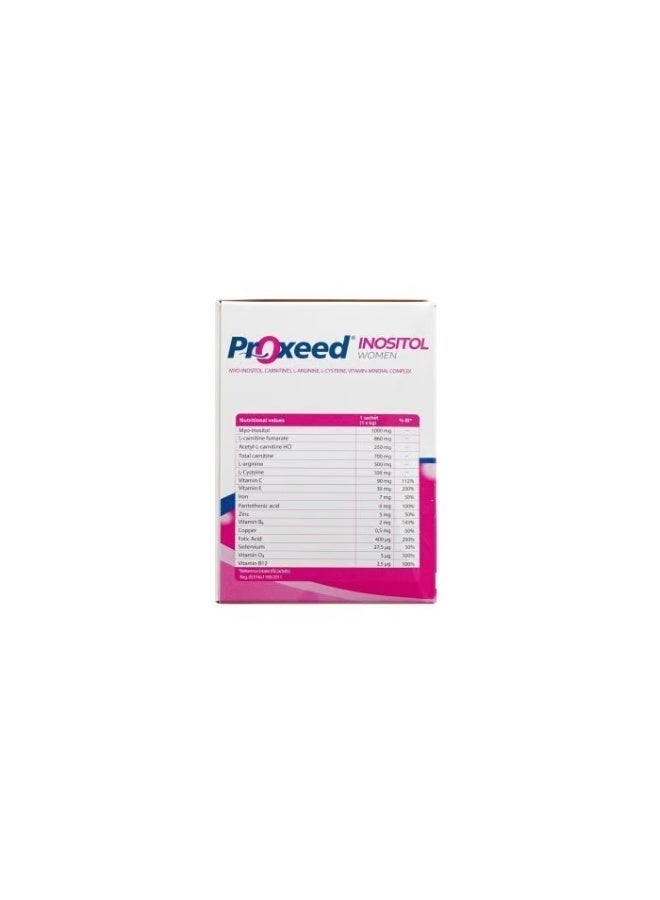 Proxeed Women Inositol Sachets 30S - Image 2