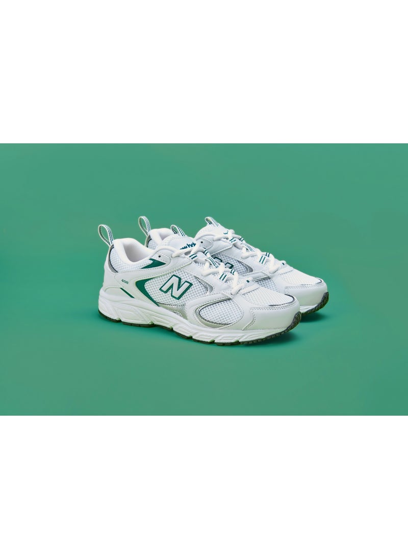 New Balance أحذية نب لايفستايل للجنسين أحذية رياضية بيضاء Ml408Wg  - Image 4