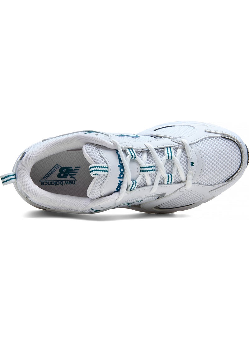 New Balance أحذية نب لايفستايل للجنسين أحذية رياضية بيضاء Ml408Wg  - Image 5