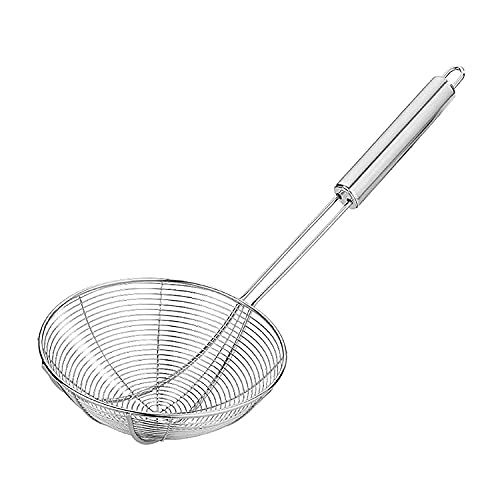 KAVID Stainless Steel Strainer Combo Deep Fry Jhara for Frying Kitchen Puri Strainer Kitchen Multipurpose Sieve (Pac of 1) - Image 1