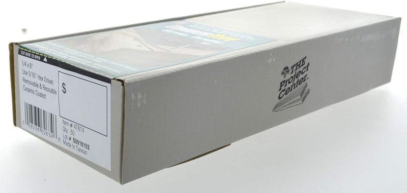 Hillman TimberTite Landscape Screw, Steel, 1/4" x 8", 50-Pack - Image 2