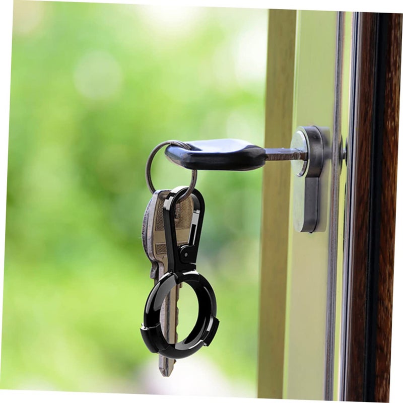 Protective Shell Cover For Locating Device Keychain Glossy Black 2 Pack - Image 3