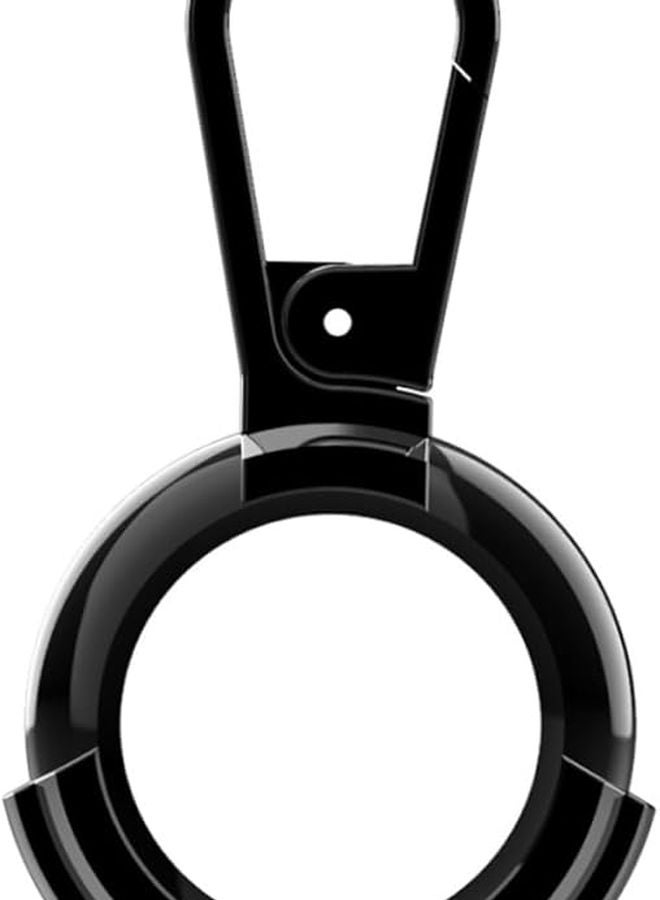 Protective Shell Cover For Locating Device Keychain Glossy Black 2 Pack - Image 1