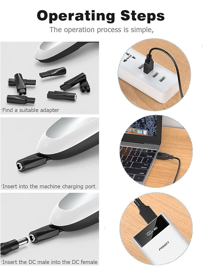 YJ 7 Pack 5V USB Power Cords for Electric Hair Clippers, Beard Trimmers, Shavers, Beauty Tools, Lamps. - Image 4
