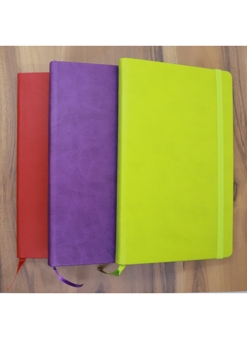 Ada Lazer Personalized Soft Leather Undated Agenda and Pen Set  - Image 4