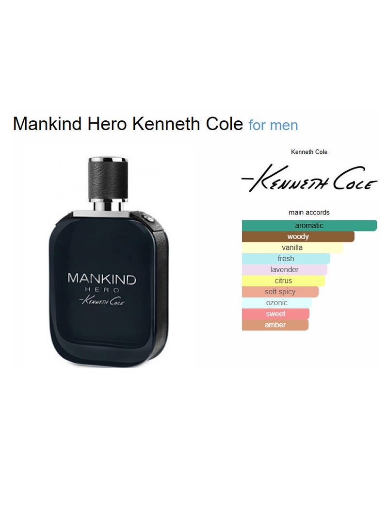 Kenneth Cole Mankind Hero EDT For Men 100ml - Image 5