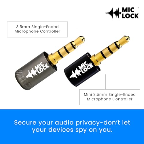 Mic-Lock 3.5mm for Headphone Port - Microphone Audio and Data Security - Privacy Protector for Laptops, Smartphones, Tablets, and Computers (Gray, Single Pack) - Image 2