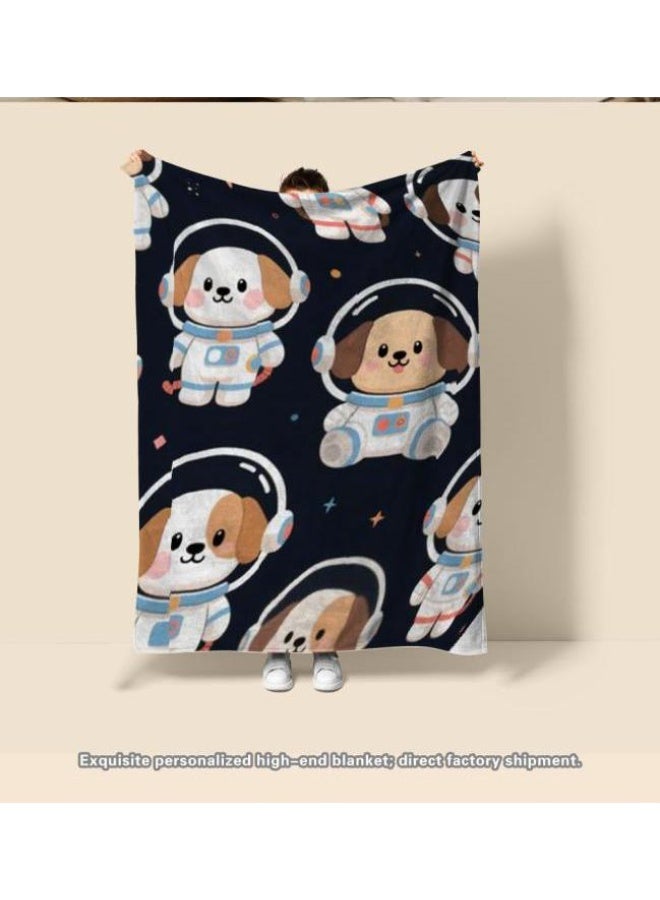 general Baby and children's cartoon flannel thin blanket (warm and comfortable, suitable for sleep, game use) 70cm*100cm - Image 1