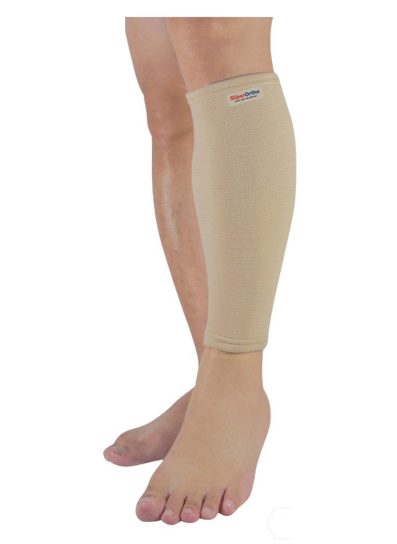 SuperOrtho Super Ortho Elastic Calf Support (Biege)- A8-001 (L) 