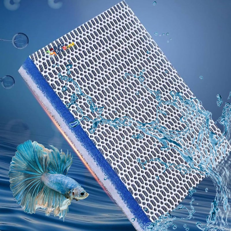 VAYINATO ® 40 * 30 CM Upgraded 8D Multi Layer Reusable Aquarium and Koi Pond Filter Media Sponge for Cyrstal Clear Water | No Clog | Washable | Long Lasting by Petzlifeworld - Image 1