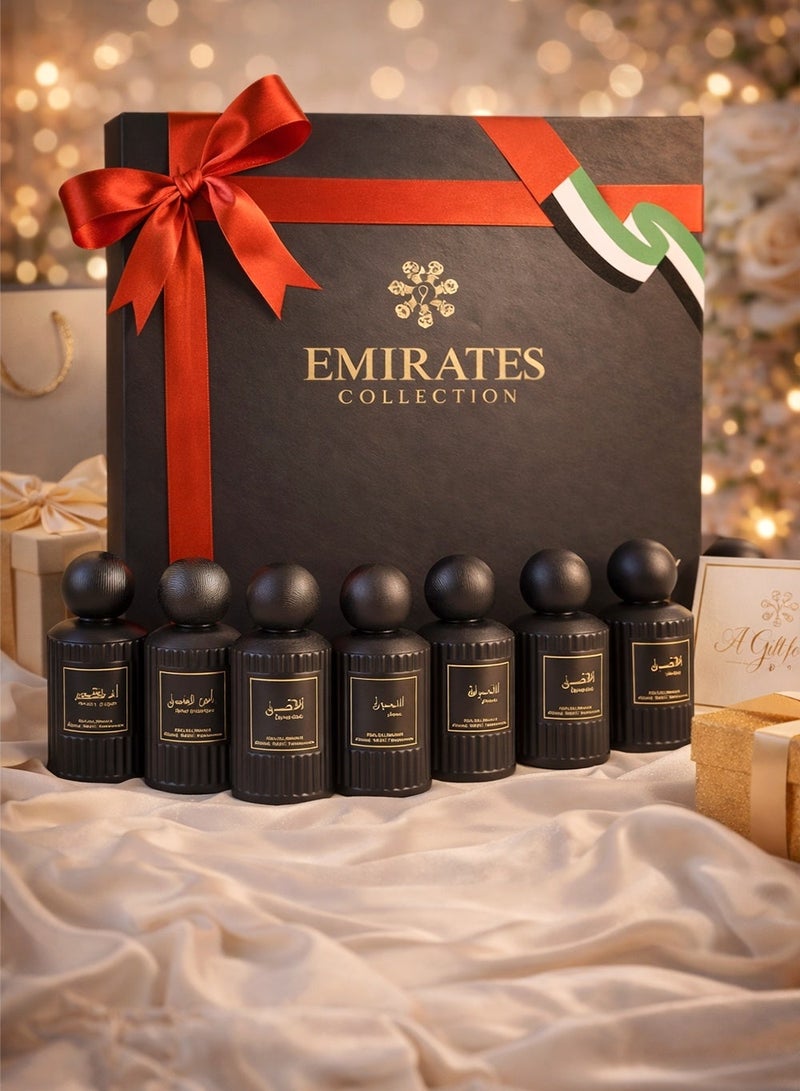 Laranza Emirates collection  Luxury Perfume Gift Set – 7 x 50ml | Unisex Perfume Oud & Musk | Long Lasting Arabic Perfume 350ml - Image 1